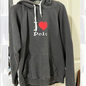Polo fleece hoodie